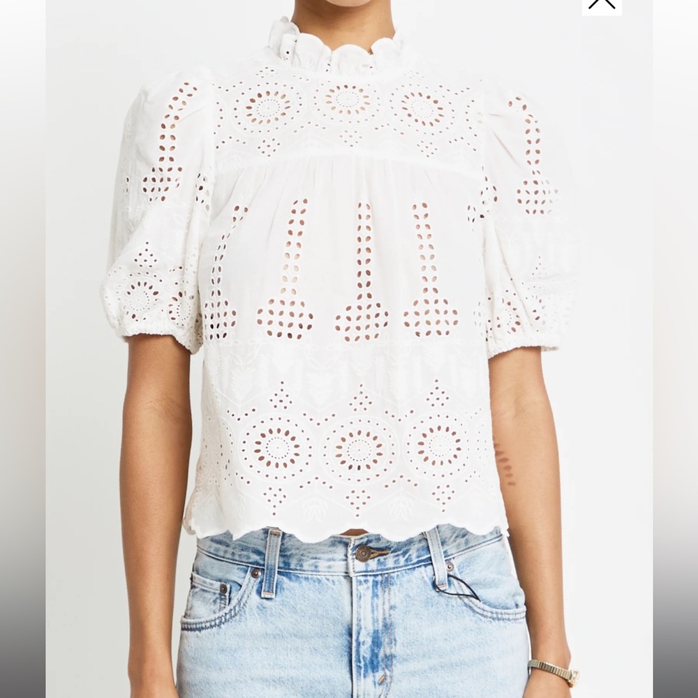 NWT Few Moda Patrice Cotton Top